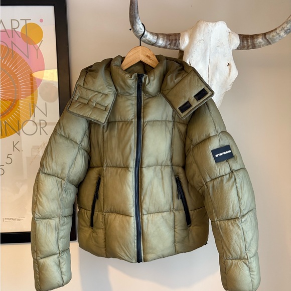 IETS FRANS Recycled Riga Translucent Puffer Jacket - Picture 3 of 5